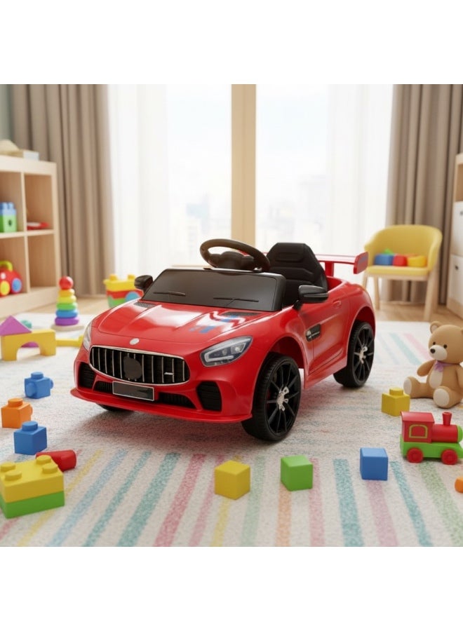 Electric children's car with two motors and remote control - 12 volts with rocking mode and music. - Image 1